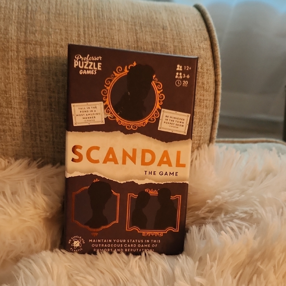 Professor Puzzle Games Scandal Card Game - Brown